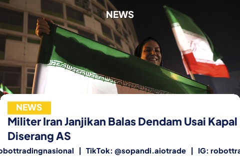 Militer Iran Janjikan Balas Dendam Usai Kapal Kargo Diserang AS
