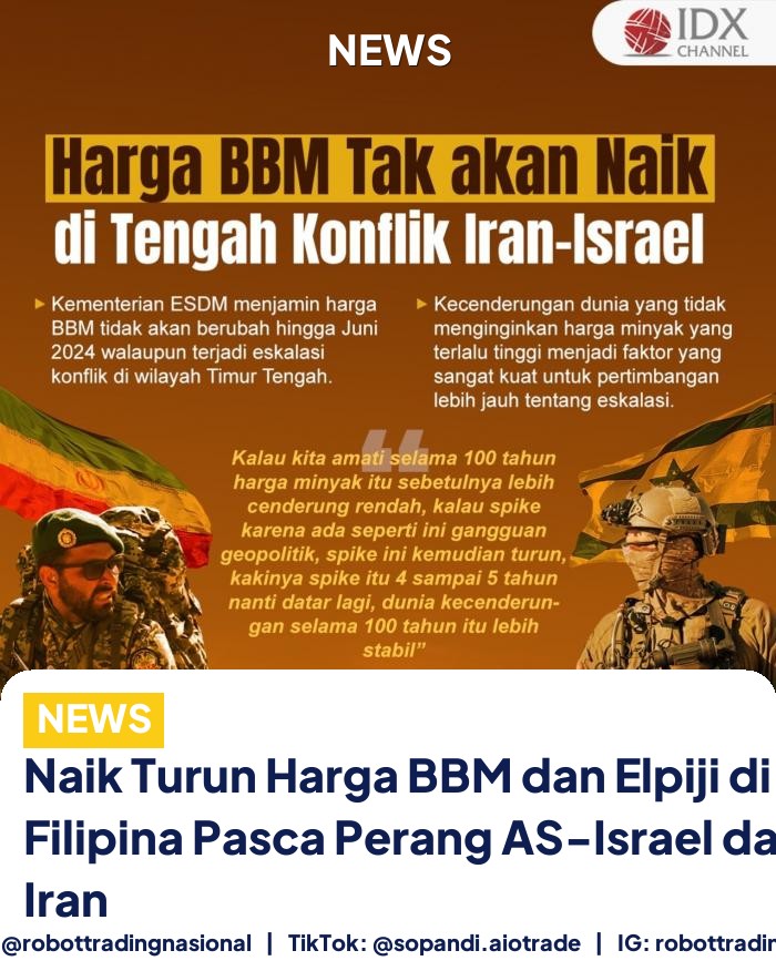 Naik Turun Harga BBM dan Elpiji di Filipina Pasca Perang AS-Israel dan Iran