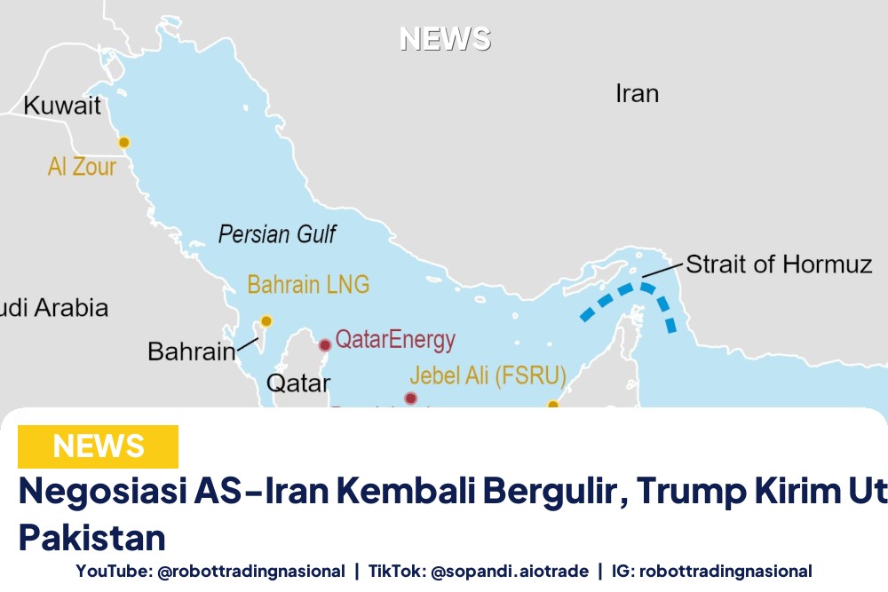 Negosiasi AS-Iran Kembali Bergulir, Trump Kirim Utusan ke Pakistan
