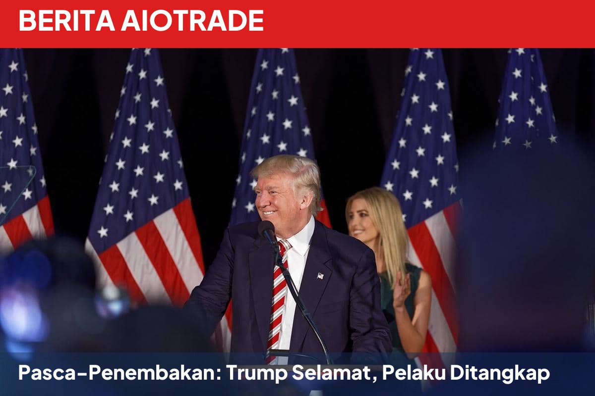 Pasca-Penembakan: Trump Selamat, Pelaku Ditangkap