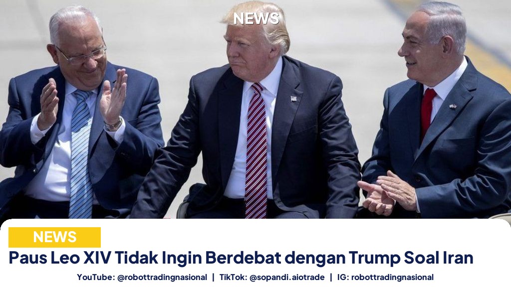 Paus Leo XIV Tidak Ingin Berdebat dengan Trump Soal Iran