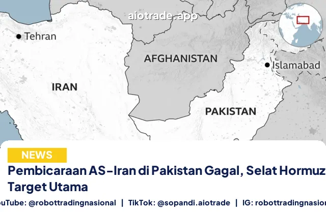 Pembicaraan AS-Iran di Pakistan Gagal, Selat Hormuz Jadi Target Utama
