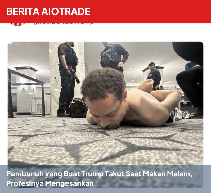 Pembunuh yang Buat Trump Takut Saat Makan Malam, Profesinya Mengesankan
