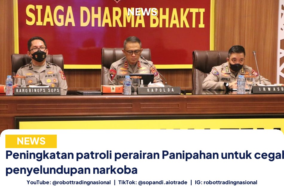 Peningkatan patroli perairan Panipahan untuk cegah penyelundupan narkoba