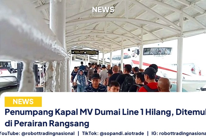 Penumpang Kapal MV Dumai Line 1 Hilang, Ditemukan Tewas di Perairan Rangsang