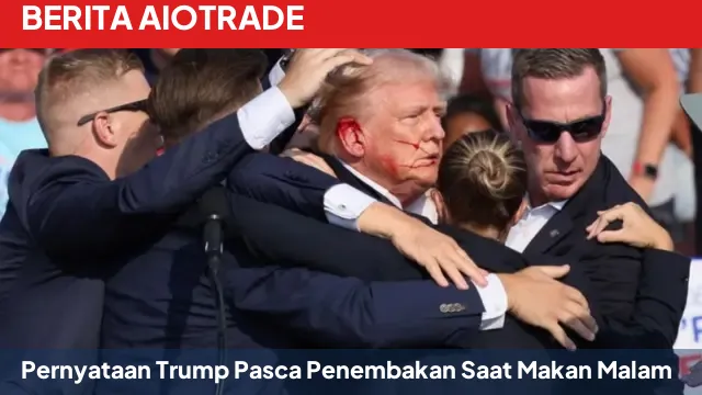 Pernyataan Trump Pasca Penembakan Saat Makan Malam