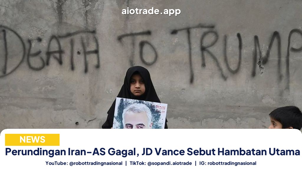 Perundingan Iran-AS Gagal, JD Vance Sebut Hambatan Utama
