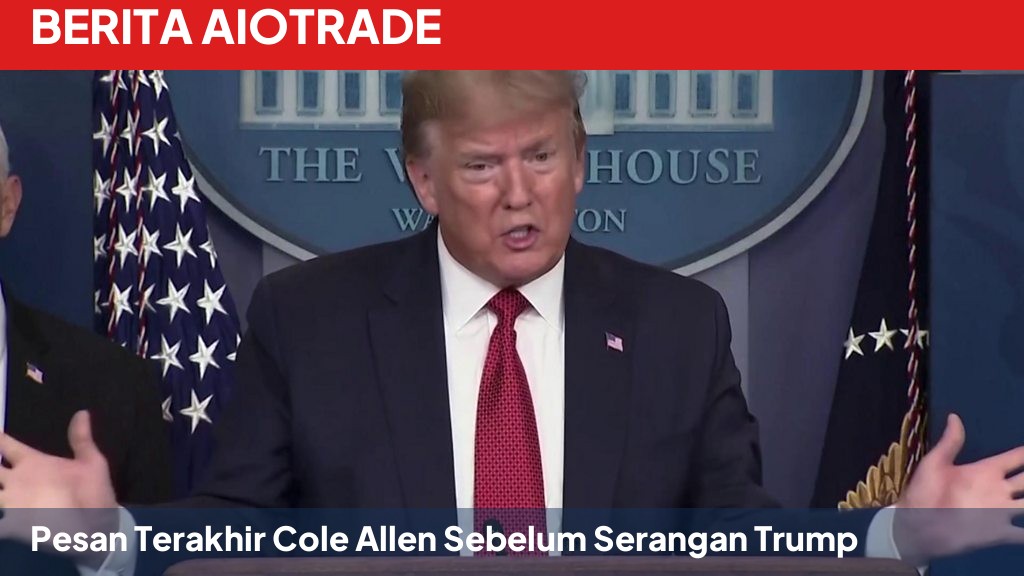 Pesan Terakhir Cole Allen Sebelum Serangan Trump
