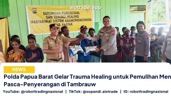 Polda Papua Barat Gelar Trauma Healing untuk Pemulihan Mental Warga Pasca-Penyerangan di Tambrauw