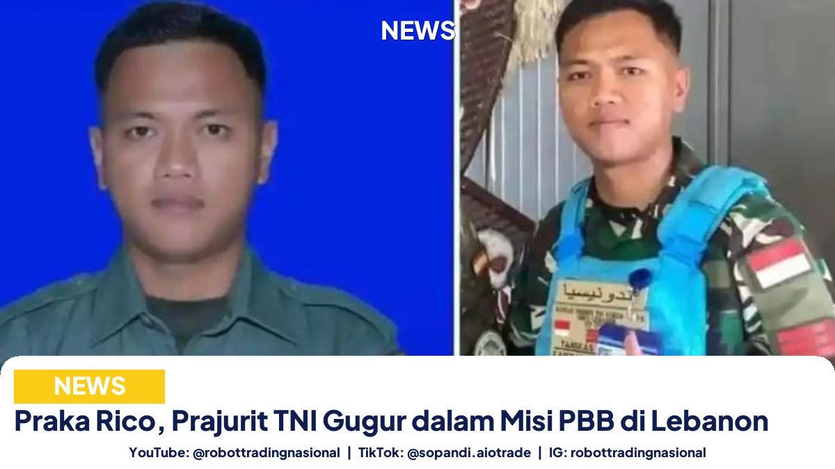Praka Rico, Prajurit TNI - Praka Rico, Prajurit TNI Gugur dalam Misi PBB di L pt 3