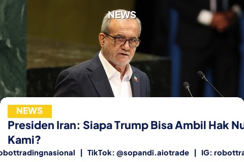 Presiden Iran: Siapa Trump Bisa Ambil Hak Nuklir Kami?