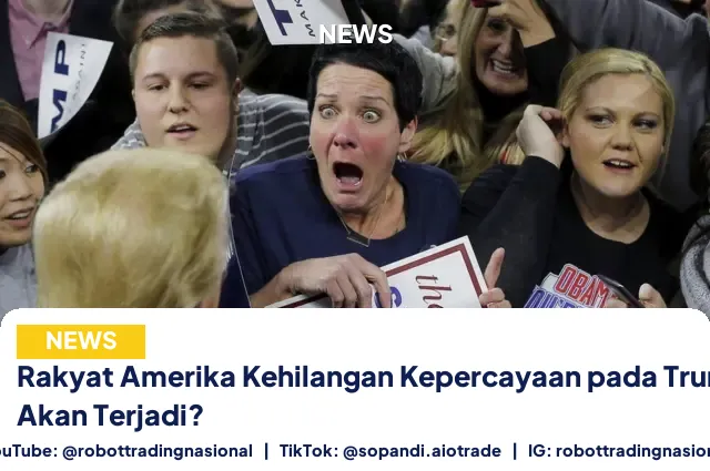 Rakyat Amerika Kehilangan Kepercayaan pada Trump, Apa yang Akan Terjadi?