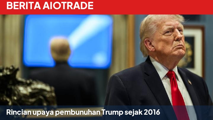 Rincian upaya pembunuhan Trump sejak 2016