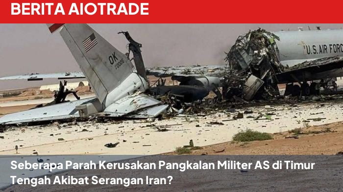 Seberapa Parah Kerusakan Pangkalan Militer AS di Timur Tengah Akibat Serangan Iran?