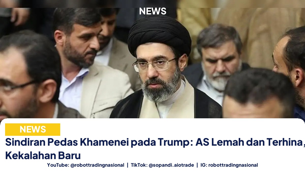 Sindiran Pedas Khamenei pada - Sindiran Pedas Khamenei pada Trump: AS Lemah dan T pt 1