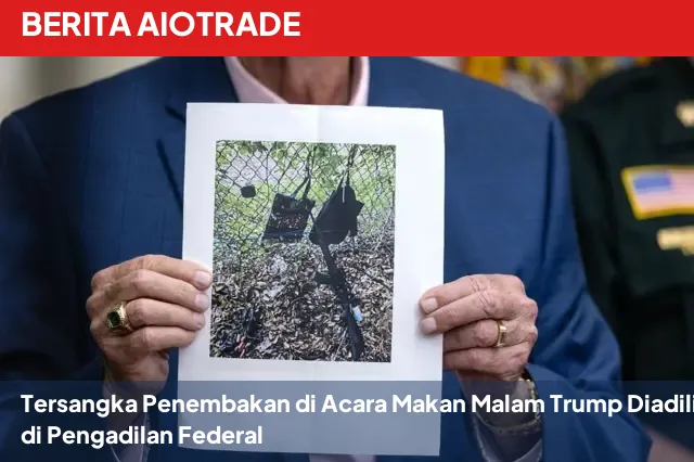 Tersangka Penembakan di Acara Makan Malam Trump Diadili di Pengadilan Federal