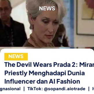 The Devil Wears Prada 2: Miranda Priestly Menghadapi Dunia Influencer dan AI Fashion