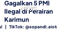 TNI AL dan BAIS Gagalkan 5 PMI Ilegal di Perairan Karimun