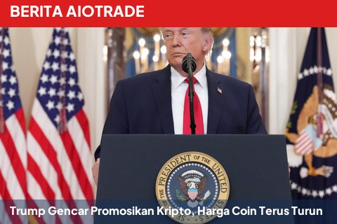 Trump Gencar Promosikan Kripto, Harga Coin Terus Turun
