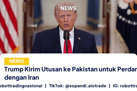 Trump Kirim Utusan ke Pakistan untuk Perdamaian dengan Iran