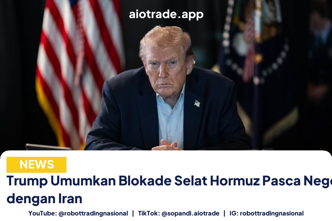 Trump Umumkan Blokade Selat Hormuz Pasca Negosiasi Gagal dengan Iran