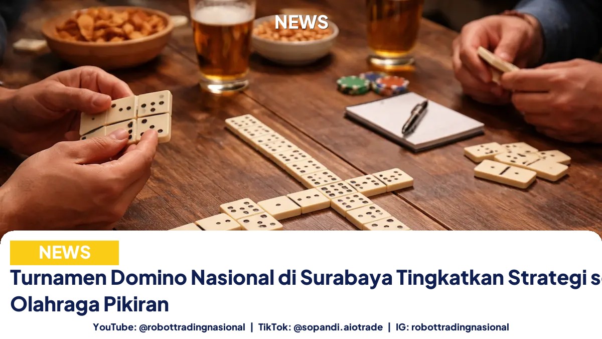 Turnamen Domino Nasional di - Turnamen Domino Nasional di Surabaya Tingkatkan St pt 1