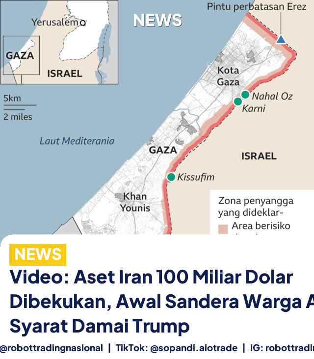 Video: Aset Iran 100 Miliar Dolar Dibekukan, Awal Sandera Warga AS Jadi Syarat Damai Trump