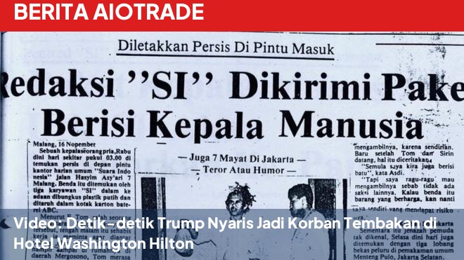 Video: Detik-detik Trump Nyaris Jadi Korban Tembakan di Hotel Washington Hilton