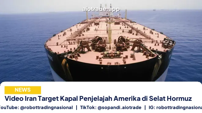 Video Iran Target Kapal Penjelajah Amerika di Selat Hormuz