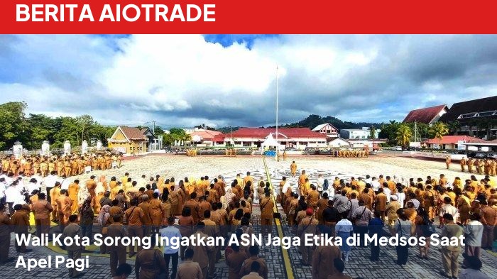 Wali Kota Sorong Ingatkan ASN Jaga Etika di Medsos Saat Apel Pagi