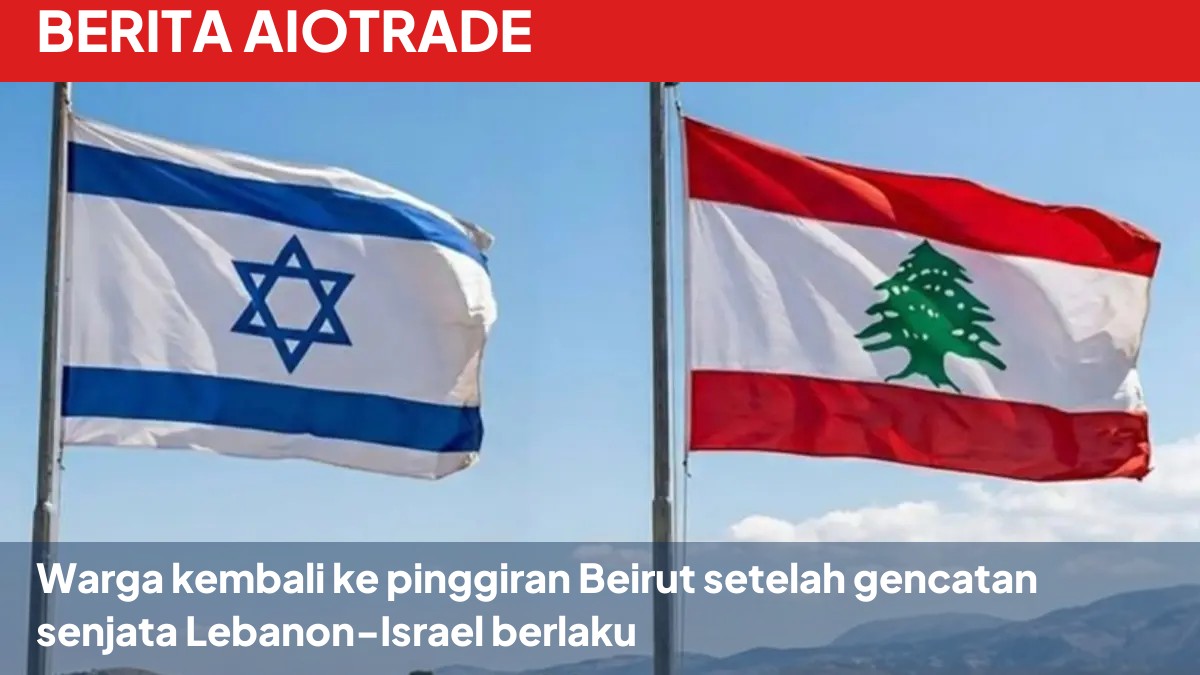 Warga kembali ke pinggiran Beirut setelah gencatan senjata Lebanon-Israel berlaku